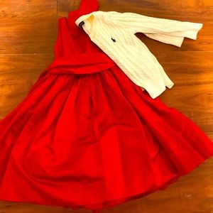 Toddler Girls Cotton Satin Dress